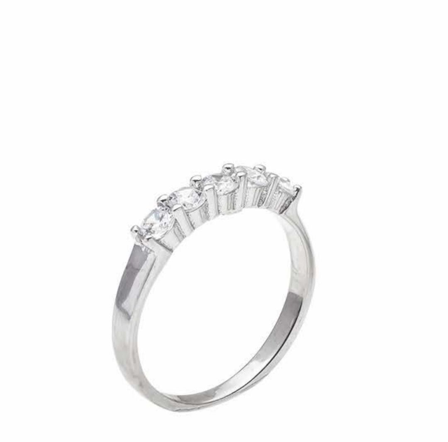 veretta 5 pietre in argento 925