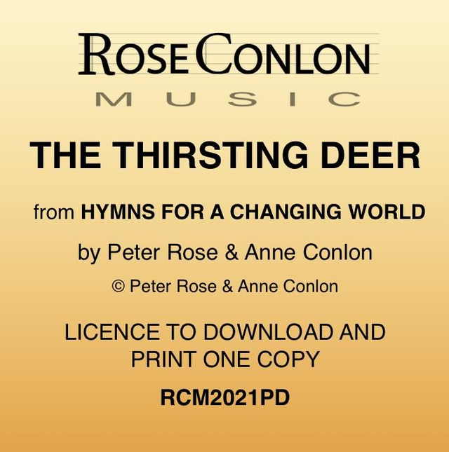 THE THIRSTING DEER  PDF  (Piano/Vocal)