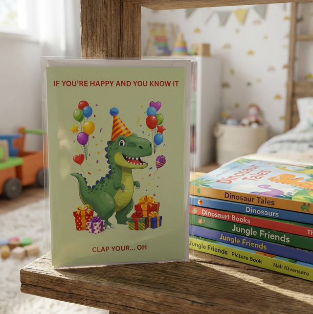 Dinosaur Card