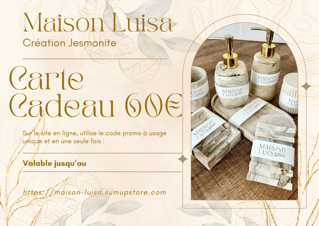 Carte cadeau de 60€