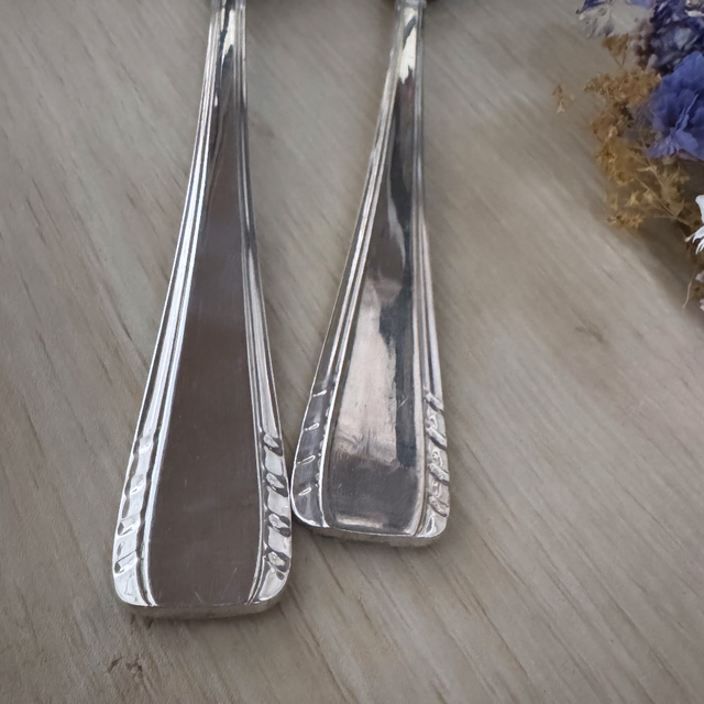 Couverts à salade Art déco