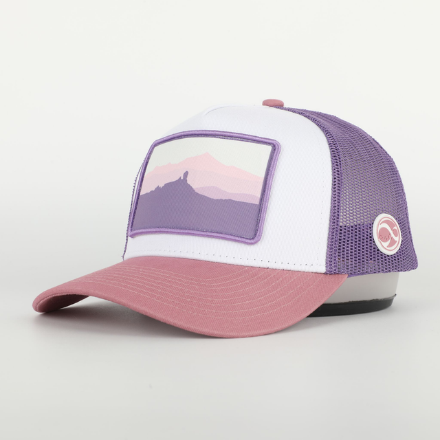 Gorra silueta violeta