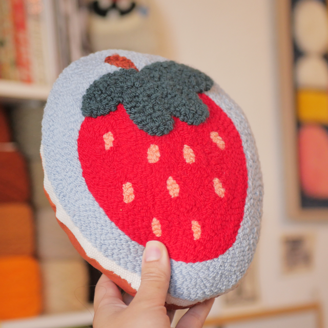 Mini coussin déco | Fraise