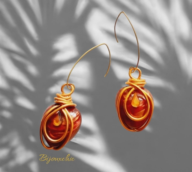 Boucles d’oreilles Éclat Saphran