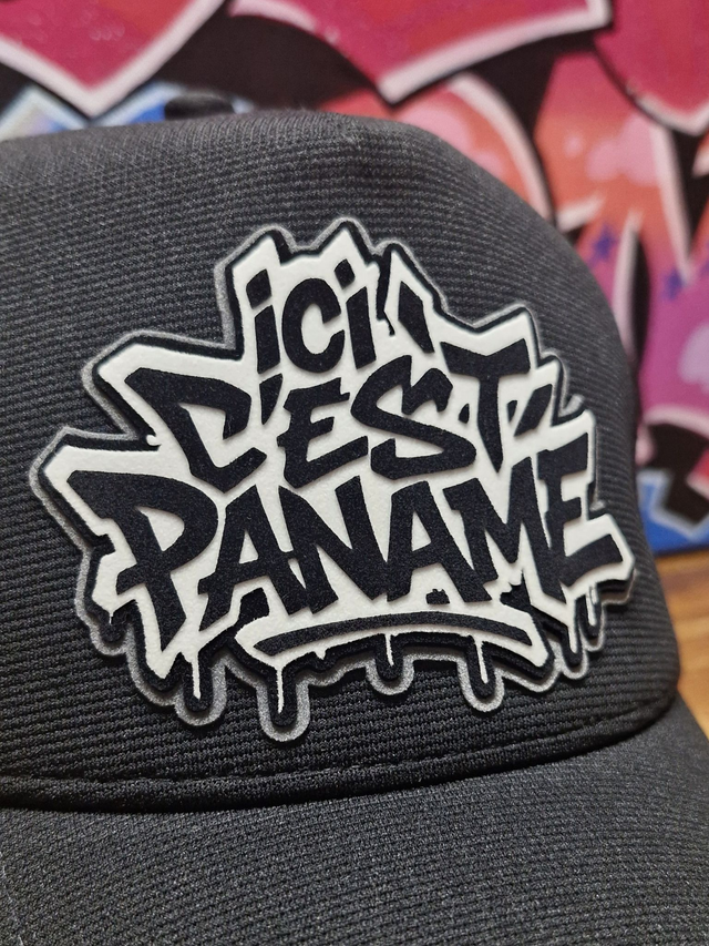 #21 CASQUETTE CUSTOM 3D GRAFFITI ICI C'EST PANAME 