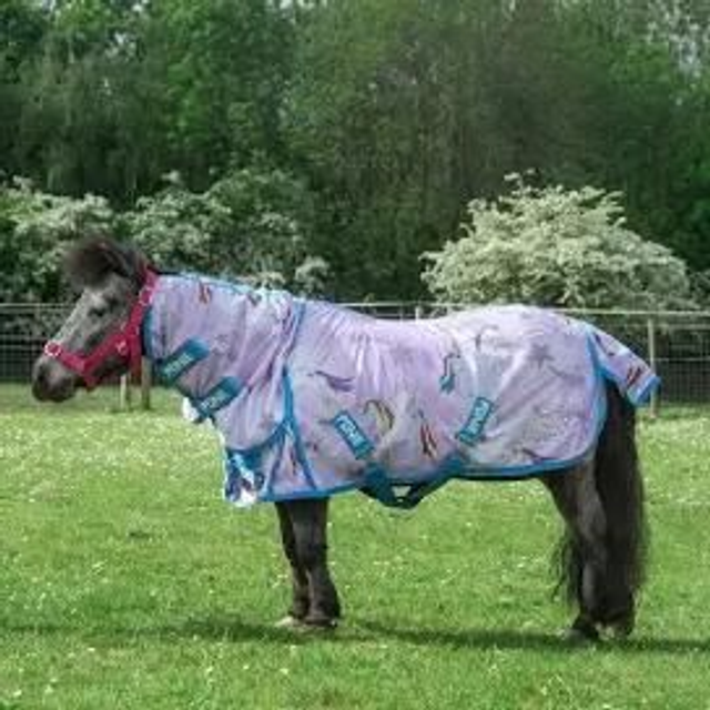 Gallop PONIE ' Pegacorn ' Combo Mesh Fly Rug