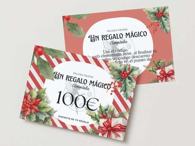 Tarjeta Regalo Elementalia – 100 € (Diseño Navidad)  
