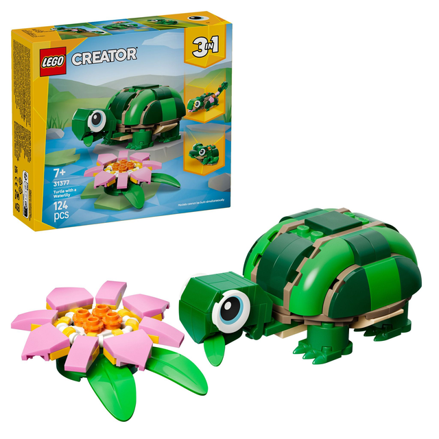 LEGO 31377 Creator Schildkröte mit Seerose