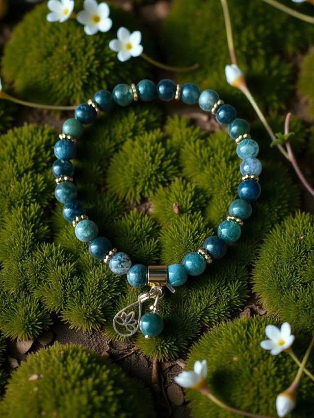 Bracelet Agate Mousse - Souffle de Paix & Renouveau