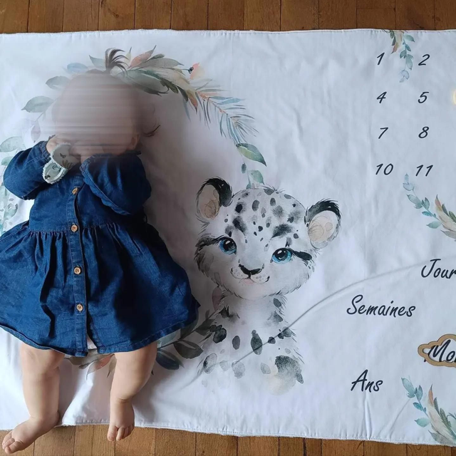 Tapis étape léopard 