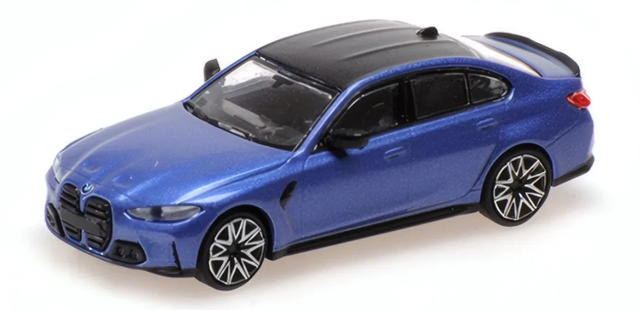 BMW M3 2020 blau met. Minichamps 1:87
