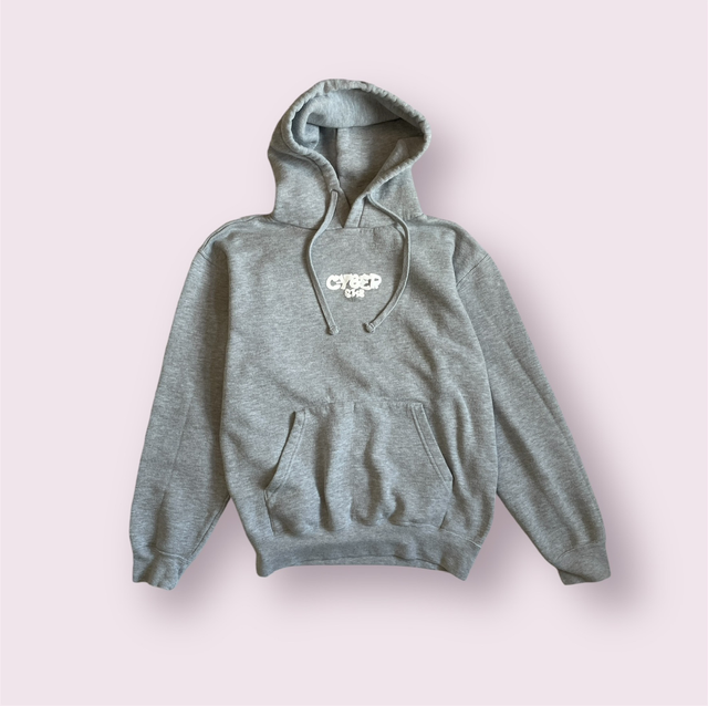 Sweat à capuche gris