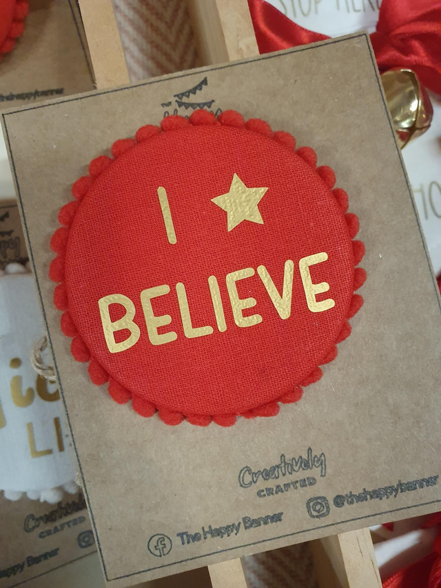 &#039; I Believe &#039; Badge