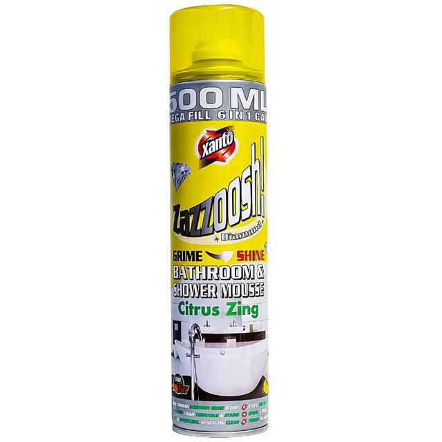 Xanto Zazzoosh! Diamond Bathroom & Shower Mousse 500ml Citrus Zing