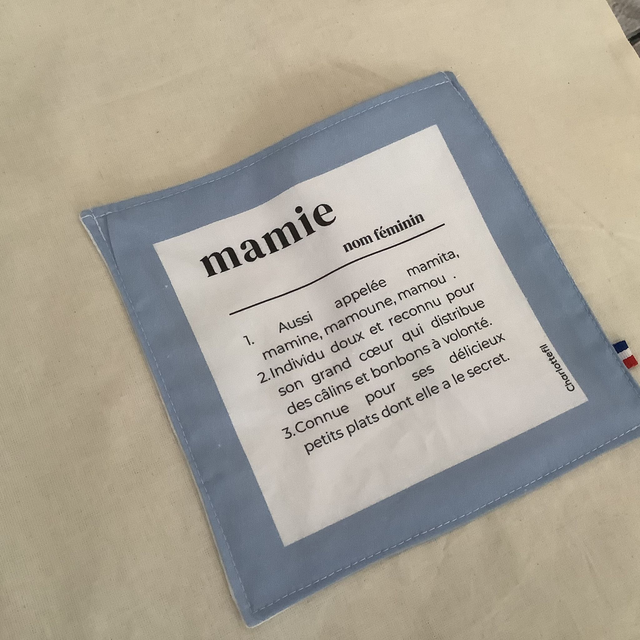 Tote bag définition Mamie 