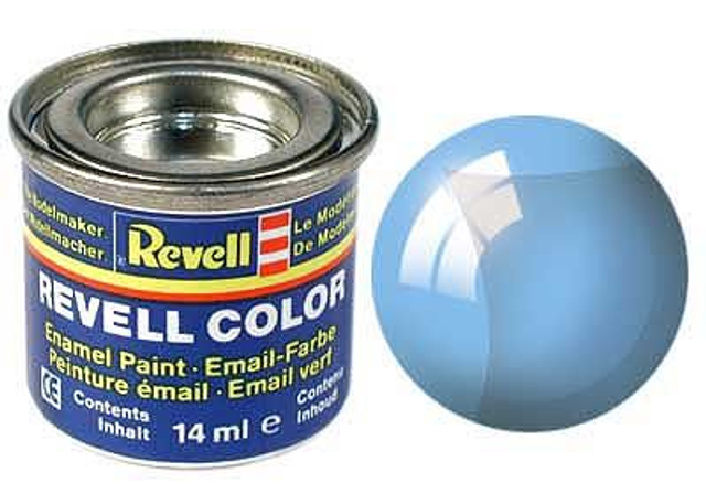 peinture email bleu transparent revell 32752