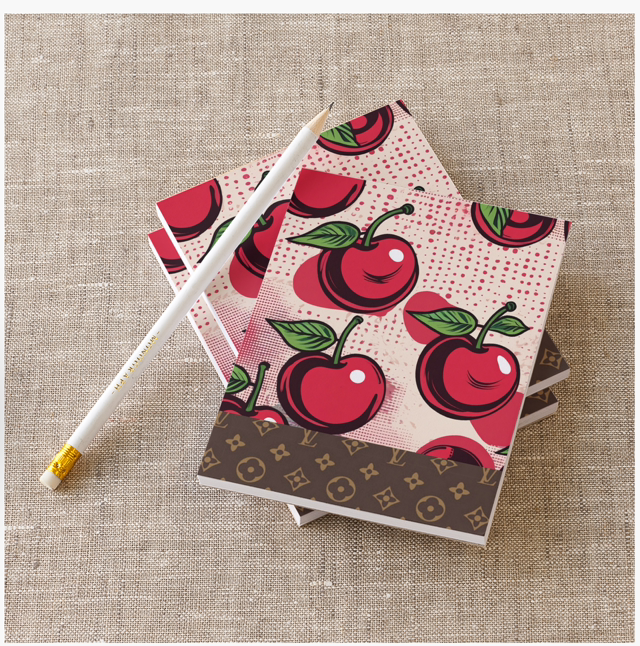 RED CHERRY COOL BABE NOTE PAD