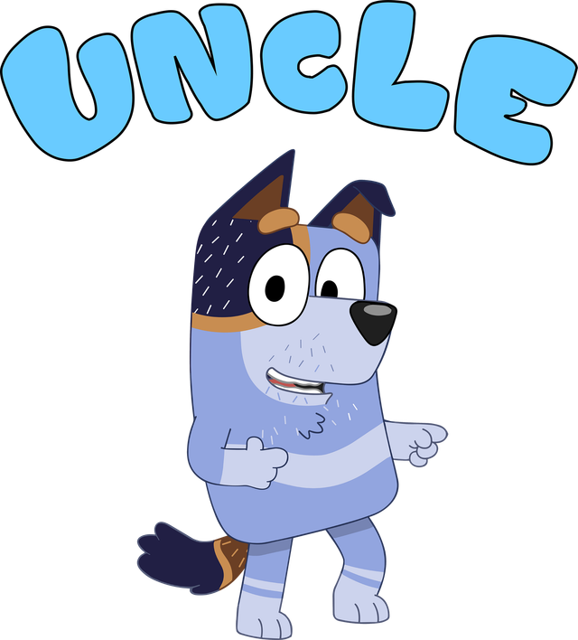 Bluey Uncle DTF