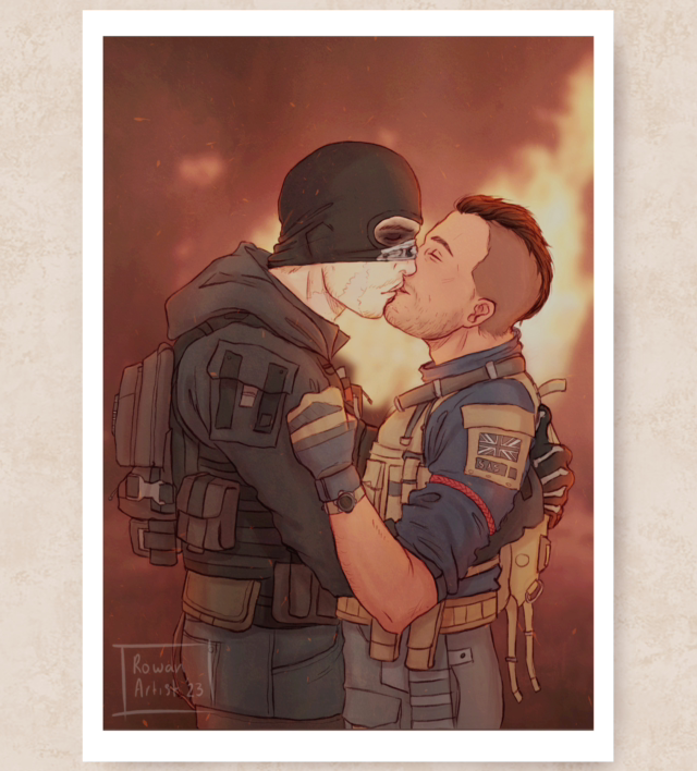 CoD - SoapGhost Fire Print-P40