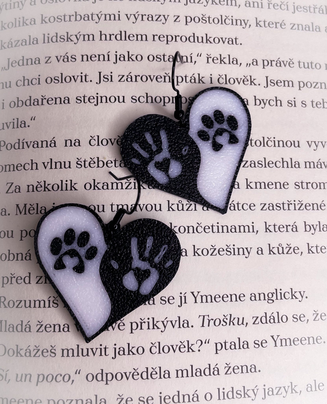 Náušnice Love animal.