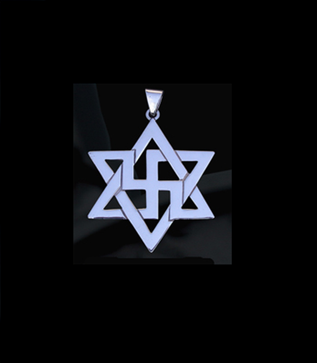 Symbol of infinity,  Medal Silver openwork without circle 20 mm. (réf. OSS20)