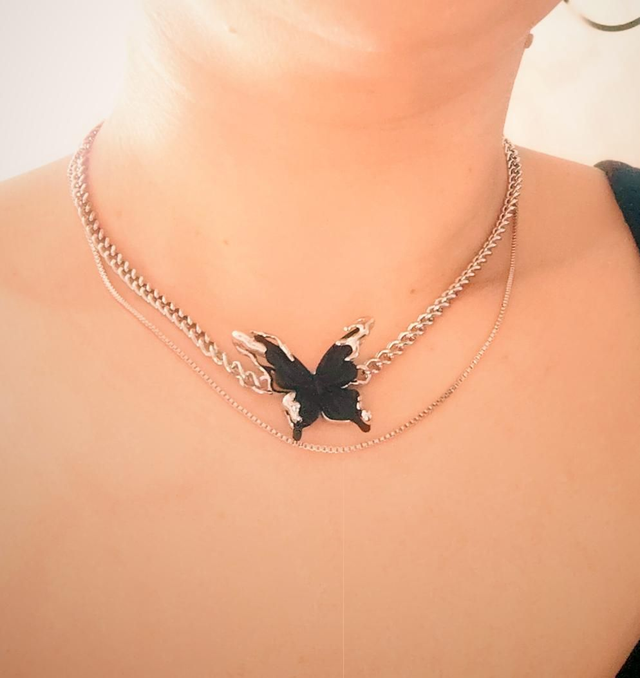 Collier love butterfly