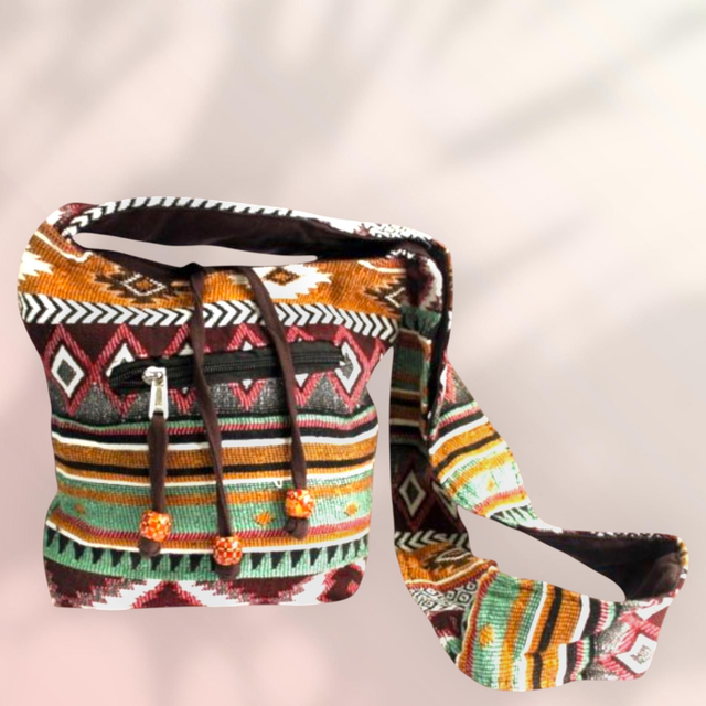 Sac &quot;Chocolat&quot; jacquard BH-009