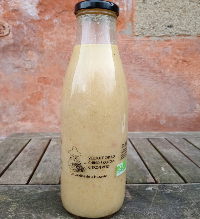 Soupe de choux chinois coco citron vert