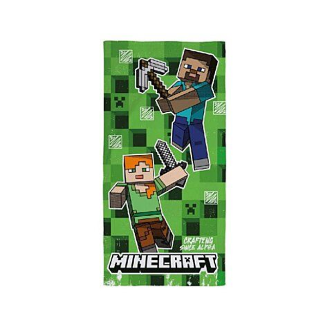 Minecraft - Serviette de bain Crafting Since Alpha 70 x 140 cm
