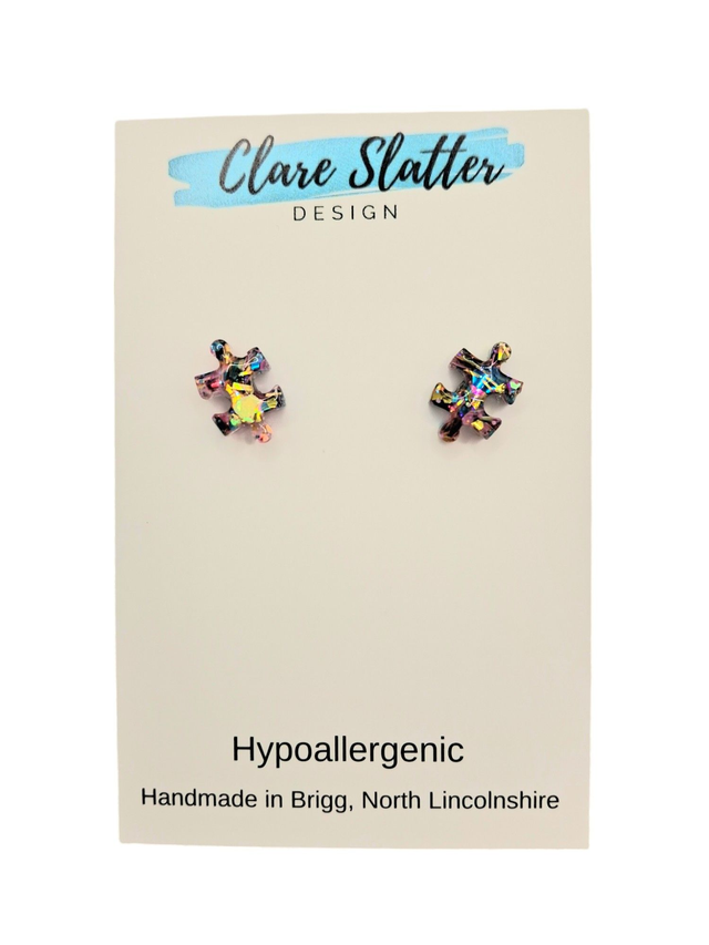 Jigsaw puzzle piece studs 