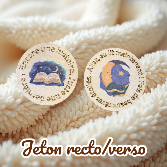 Pièce de décision en bois histoire conte du soir ? Une histoire ou au lit ? 