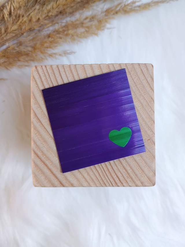 Magnet Carré bicolore