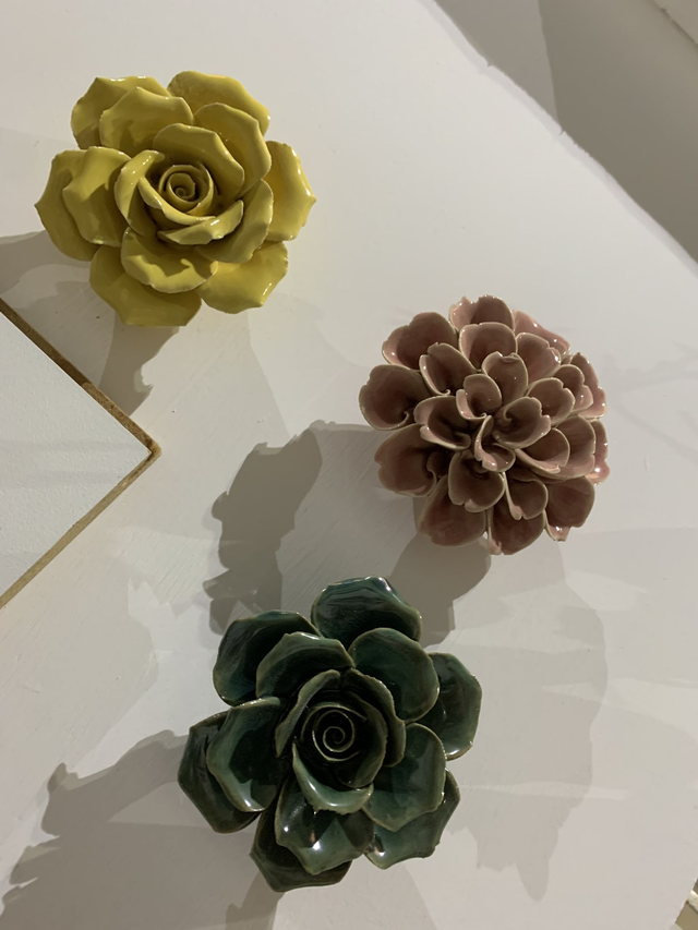 Ceramic flowers