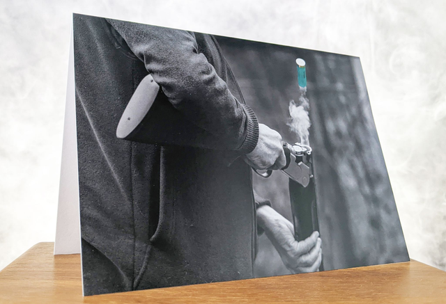 Single Barrel Blank Card