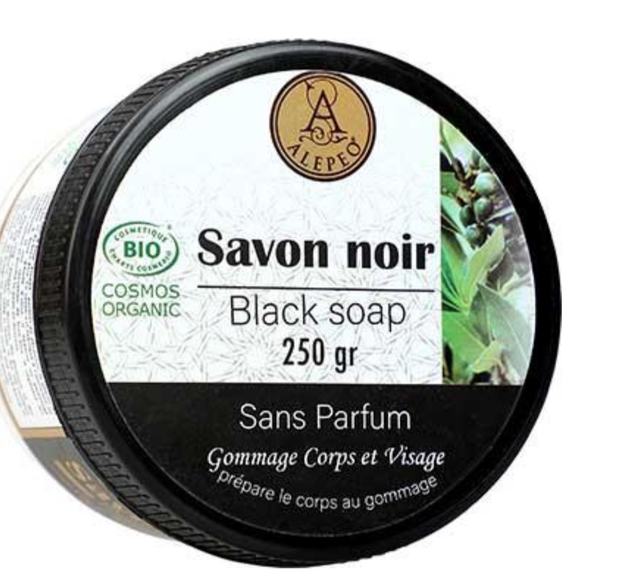 Savon noir Rose de Damas BIO 250gr 