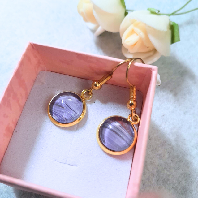 VIOLET EVER - Boucles d'oreilles - Dorées