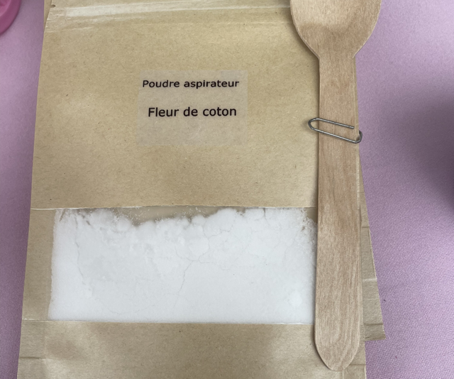 Poudre aspirateur fleur de coton 