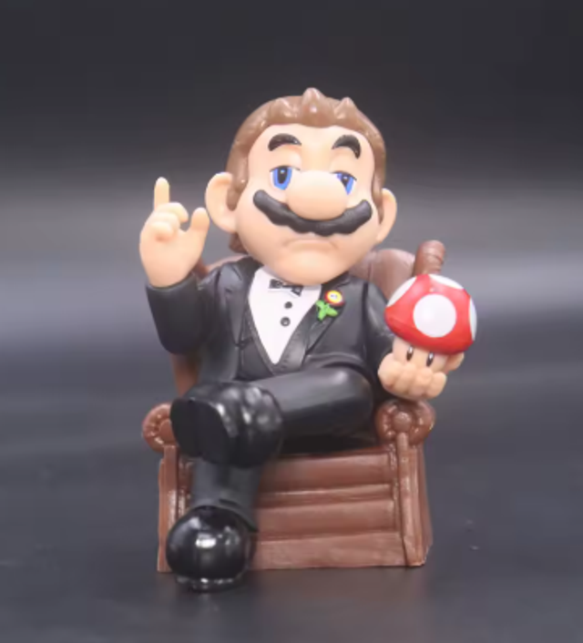 Super Mario collectors figuur The Godfather (10cm)
