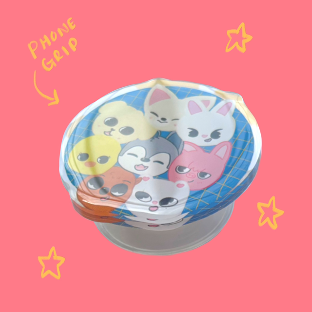 Stray kids Phone Grip | Blue Skzoo