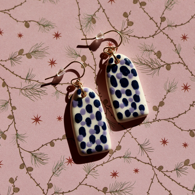 Boucles d’oreilles en céramique