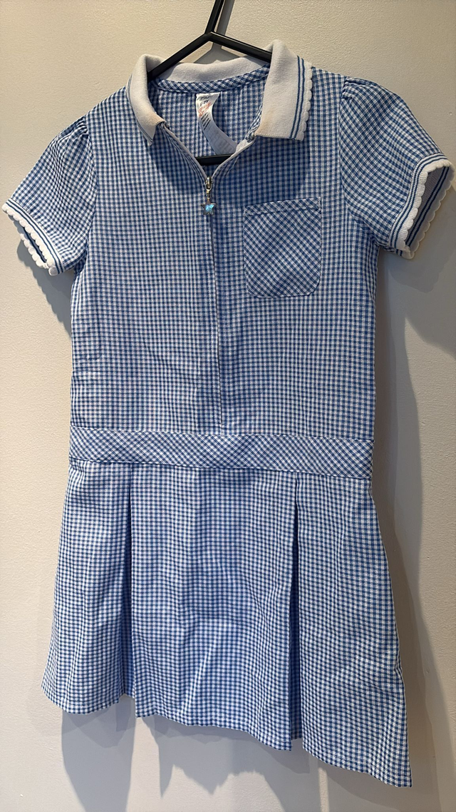 Summer Dresses Blue Age 6-7 (D46)