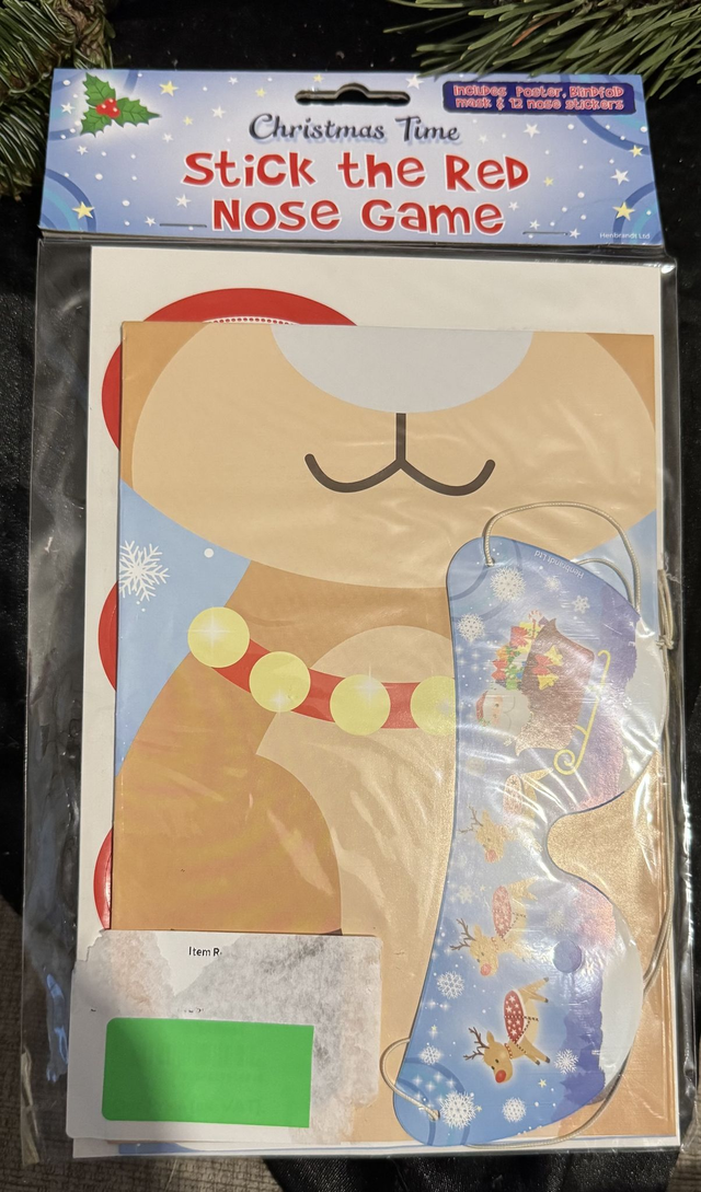 Stick the Red Nose Game