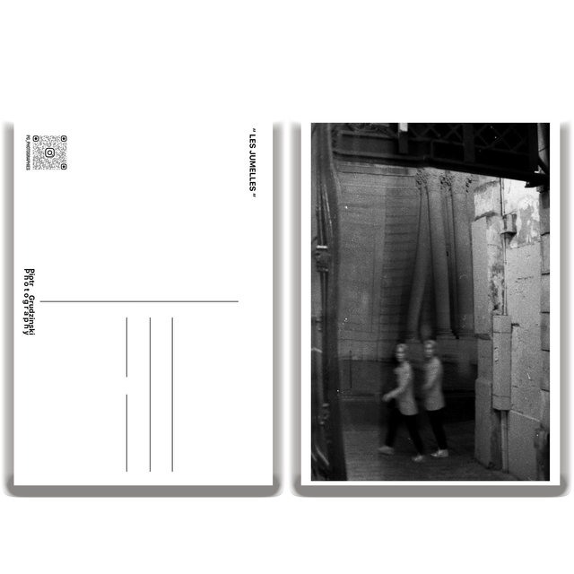 «  Les jumelles » - Carte postale A5