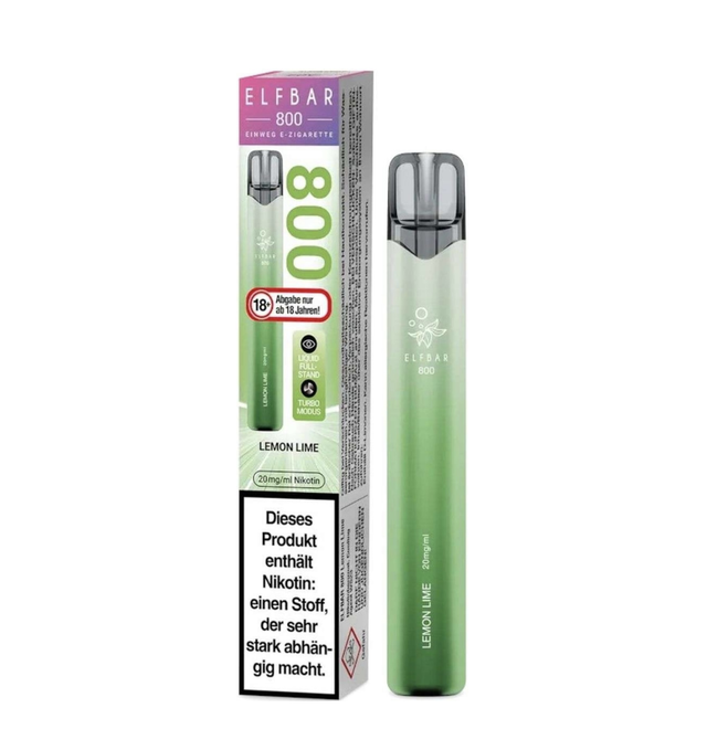 101 | Elfbar 800 Einweg E-Zigarette Lemon Lime 20mg Nikotin/ml