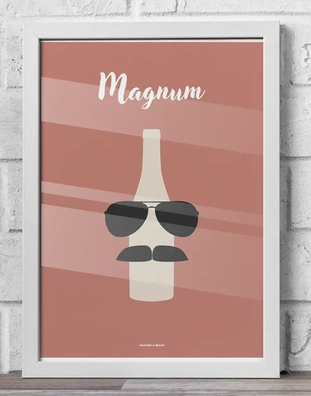 03 - Carte postale vin Magnum