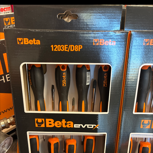 Serie giraviti 1203ED8P 8 pezzi