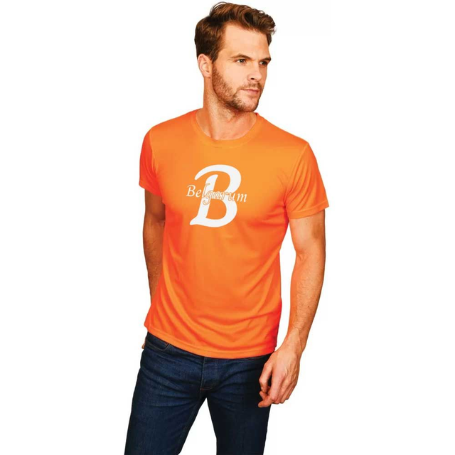 Belgarum Casual Tech T-Shirt, Cyber Orange
