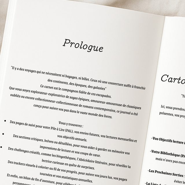 Journal de lecture 2 ans - Bleu