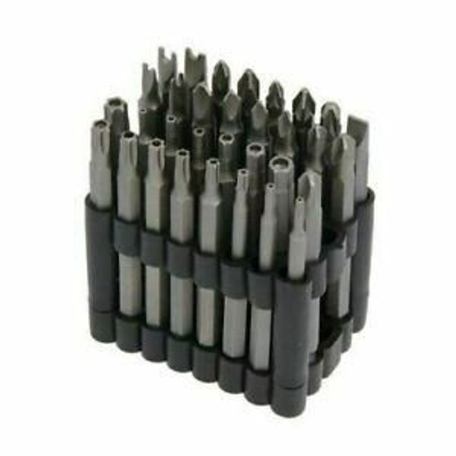32pc Security Bit Set 75mm Extra long Torx Screwdriver Phillips Pozi Star Hex