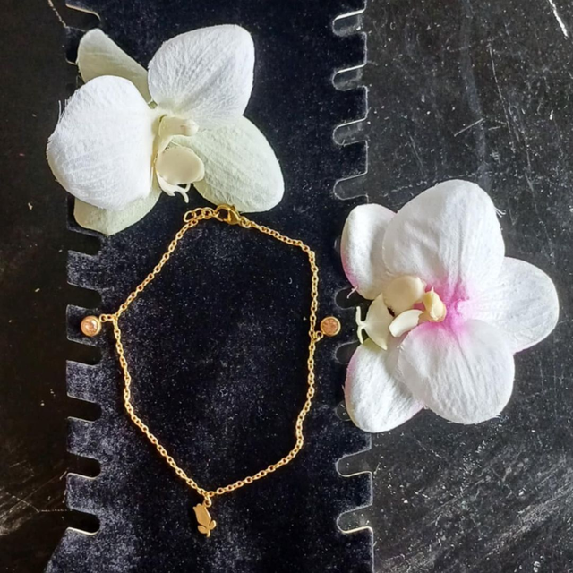 Chaîne de Cheville Fleurie 